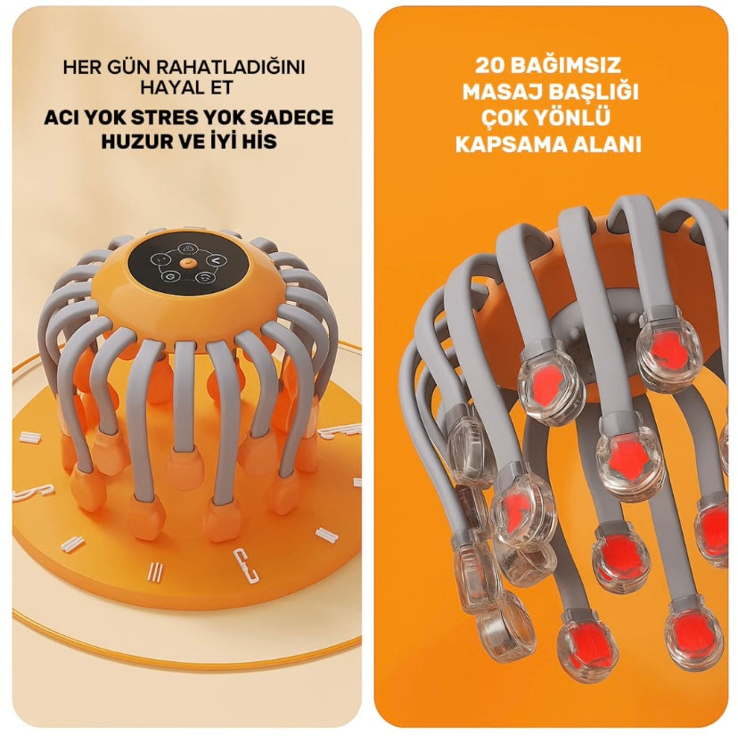 MİGREN VE BAŞ AĞRISI İÇİN MASAJ CİHAZI